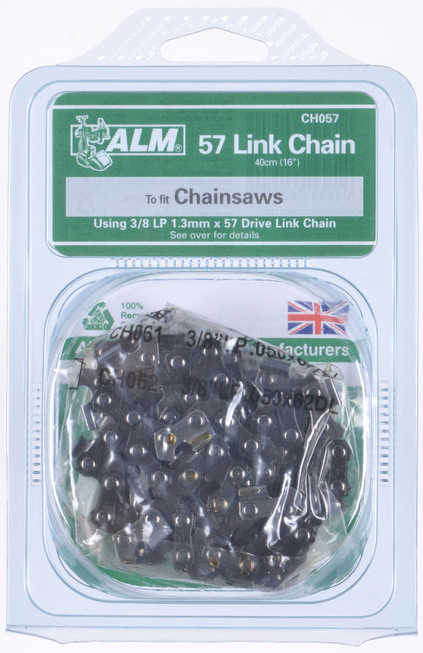 Chainsaw chain 57 drive links for chainsaws with 40cm (16") bar - Click Image to Close